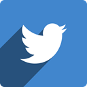 Shadow, twitter, Social, square, media SteelBlue icon