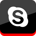 media, Social, Skype, online DarkSlateGray icon