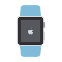 Smart, wearable, iwatch, health, watch, Device, Apple Black icon