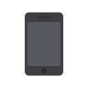 ios, Iphone, smartphone, Mobile, Apple, Device, technology Black icon