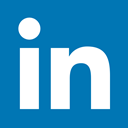 Linkedin, Logo, square, media, Social, network, share DarkCyan icon