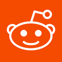square, Social, share, Reddit, media, Logo OrangeRed icon