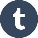 network, Social, blog, Tumblr, Logo, Circle DarkSlateGray icon