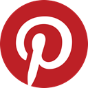 pinterest, share, Circle, media, Logo, Social, network Firebrick icon