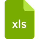 xls, File, document, Extension, Format Olive icon