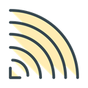 media, Multimedia, Rss, Communication, Social Moccasin icon