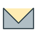mail, gmail, media, Email, Social, Communication Silver icon