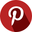 social network, Logo, pinterest Firebrick icon