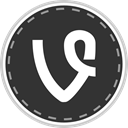 Social, media, Vine, online DarkSlateGray icon