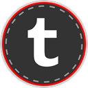 Tumblr, media, Social, online DarkSlateGray icon