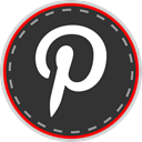 online, Social, pinterst, media DarkSlateGray icon