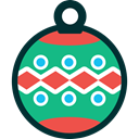 decoration, christmas, xmas, new year, winter, Ball LightSeaGreen icon