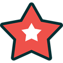 xmas, decoration, christmas, star Tomato icon