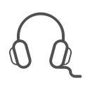 Head phone line icon, Headphone, headphone icon Black icon