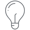 Electric, new idea, Check, good idea, bulb, Light bulb Black icon