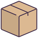 Box, order, package, postage, Shop, post, parcel BurlyWood icon