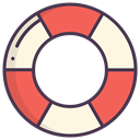 support, Service, Info, lifebuoy, Faq, help, Lifesaver Tomato icon