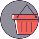 online shopping, shopping basket, shopping, Shop, buy, Cart, Basket LightSlateGray icon