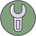 tools, fixing, repair, Screwdriver, Wrench, Fix, Building DarkSeaGreen icon