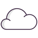 data base, weather, Server, forecast, Database, Data, Cloud Black icon