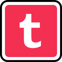 Social, online, Tumblr, media Crimson icon