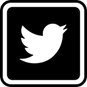 online, tweet, Social, media, twitter Black icon