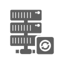 Hosting, Reload, Database, Server, network, refresh DimGray icon