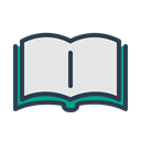 Text, read, study, novela, reading, resolutions, Book Gainsboro icon