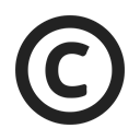 license, Copyright, Certification, Certificate Black icon