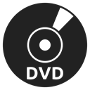 Multimedia, storage, Dvd, Disk Black icon