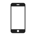 phone, Iphone, Apple, smartphone, Mobile, Device Black icon