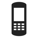 telephone, Cell, phone, Call, Mobile, talk Black icon