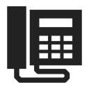 phone, Communication, telephone, Home, Call Black icon