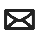 Letter, envelope, Email, Message, mail Black icon