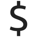 Finance, financial, Dollar, payment, Money Black icon