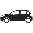 vehicle, Car, citroen Black icon
