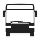 Renault, transport, Car, Front, transportation, Bus Black icon