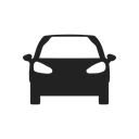 Car, vehicle, citroen Black icon