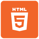 • html, Html5 icon Chocolate icon