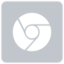 chrome, Google icon Silver icon