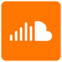 Cloud, sound, soundcloud icon DarkOrange icon