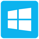 microsoft, windows8 icon, windows DeepSkyBlue icon