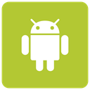 • android, Droid icon YellowGreen icon