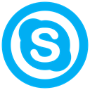 Skype icon DeepSkyBlue icon