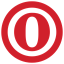 O, opera icon Crimson icon