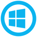 windows, windows8 icon, microsoft DeepSkyBlue icon