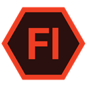 Extension, adobe, flash professional, Format Black icon