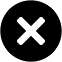 Basic, Close, x, Exit, out, thiago pontes Black icon