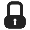 Lock, secure, privacy, locked, private, Protection, safety Black icon