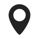 location, place, navigation, pin, Map, Gps Black icon